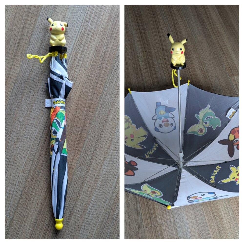 2012 Pokemon Pikachu Snivy Tepig Oshawatt Generation 5 kids umbrella
